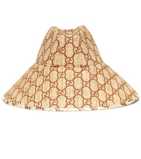 raffia gucci hat|Gucci hats and gloves.